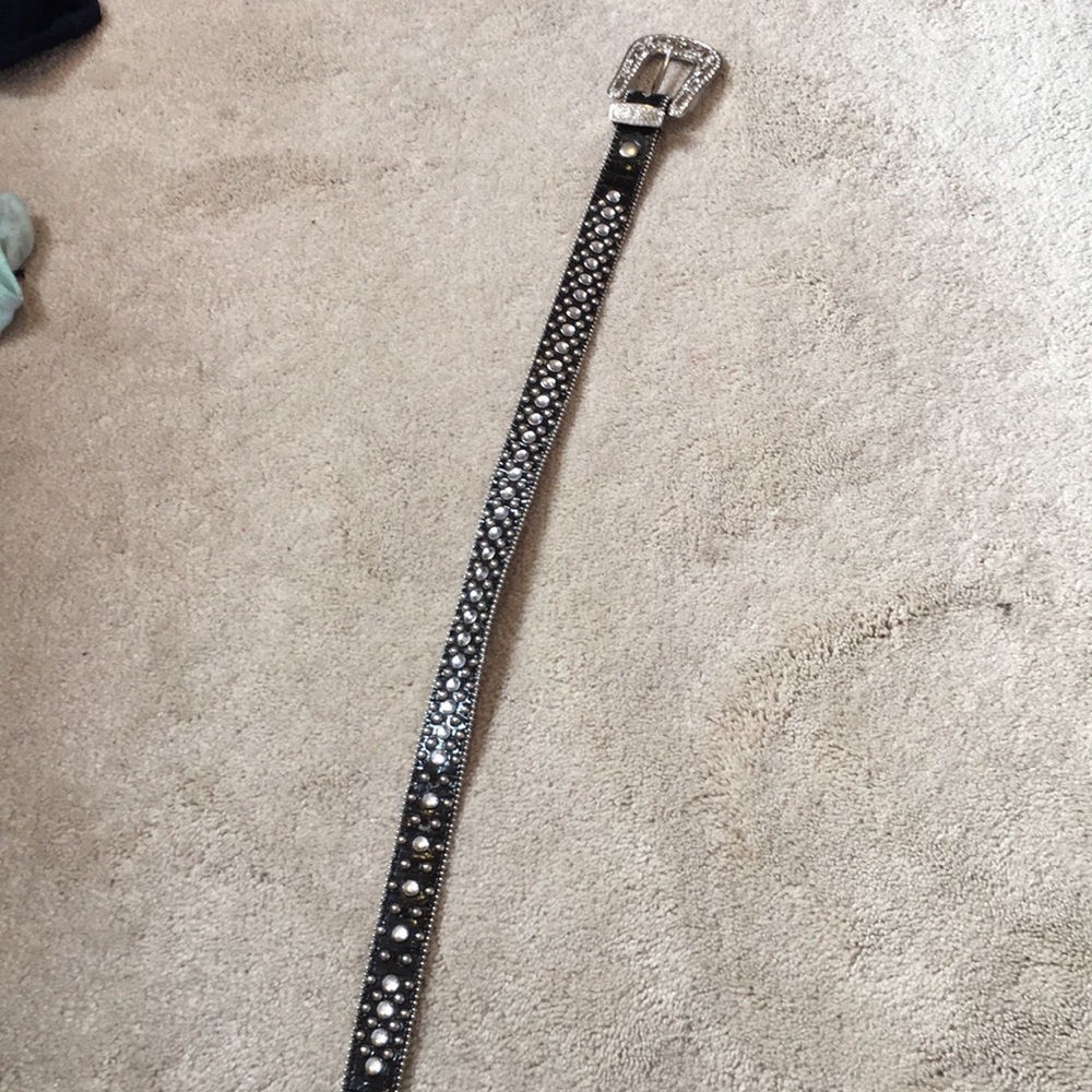 Western bling belt